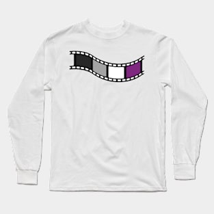 Film Strip - Asexual Pride Long Sleeve T-Shirt